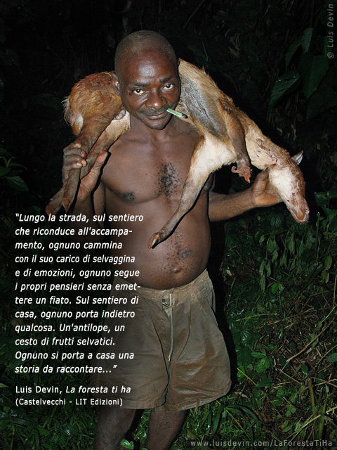 Cacciatore con antilope