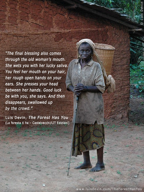 Old woman with basket