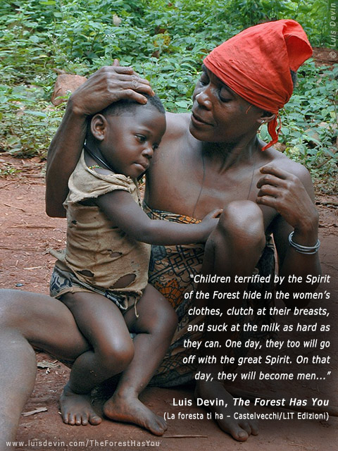 Elderly with a child