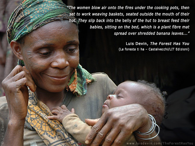 Woman with a baby