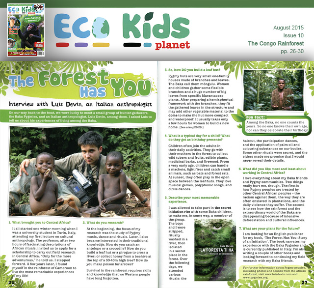 Eco Kids Planet - Intervista a Luis Devin