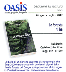 Oasis - Segnalazione del libro La foresta ti ha, di Luis Devin